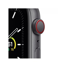 Apple Watch SE Space Grey Aluminium 44mm 4G Black Sport Band DE MYF02FD/A fra buy2say.com! Anbefalede produkter | Elektronik onl