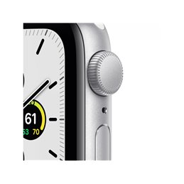 Apple Watch SE Silver Aluminium 40mm White Sport Band DE MYDM2FD/A от buy2say.com!  Препоръчани продукти | Онлайн магазин за еле