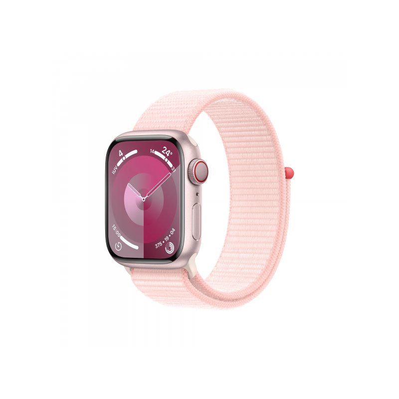 Apple Watch S9 Alu. GPS+Cellular 41mm Pink Sport Loop Light Pink MRJ13QF/A från buy2say.com! Anbefalede produkter | Elektronik o