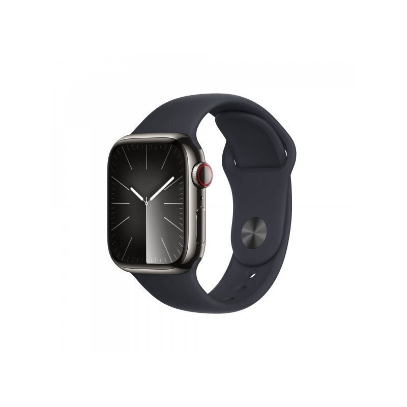 Apple Watch S9 Steel GPS+Cell. 41mm Graphite Sport Midnight M/L MRJ93QF/A von buy2say.com! Empfohlene Produkte | Elektronik-Onli