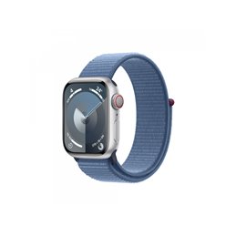 Apple Watch S9 Aluminium 41mm GPS+Cell. Silver Sport Loop Blue MRHX3QF/A von buy2say.com! Empfohlene Produkte | Elektronik-Onlin