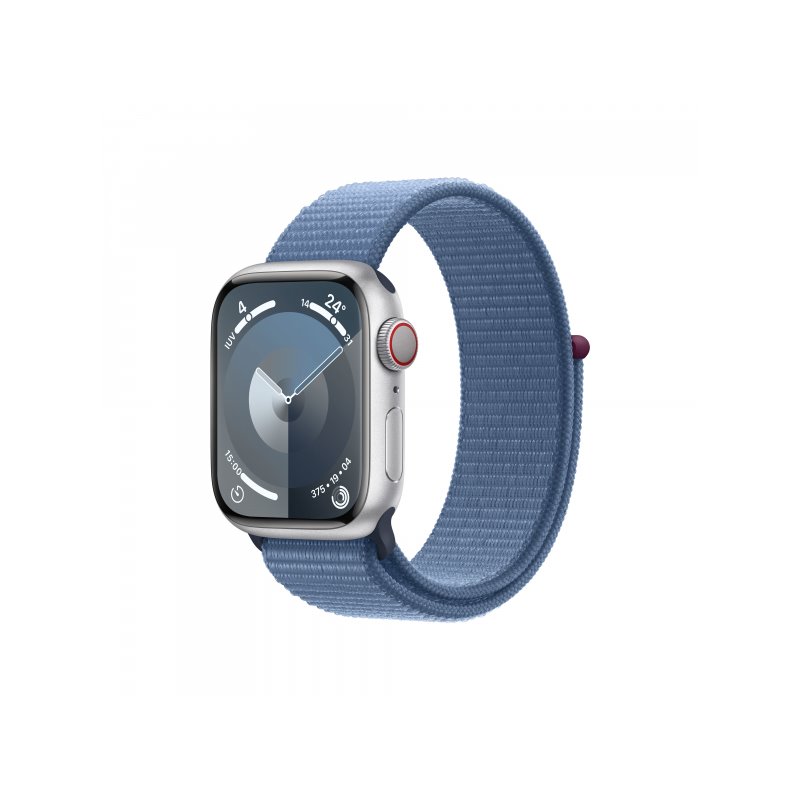 Apple Watch S9 Aluminium 41mm GPS+Cell. Silver Sport Loop Blue MRHX3QF/A från buy2say.com! Anbefalede produkter | Elektronik onl
