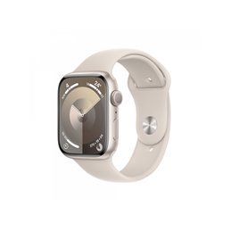 Apple Watch S9 Alu. 45mm GPS Starlight Sport Band M/L, MR973QF/A fra buy2say.com! Anbefalede produkter | Elektronik online butik