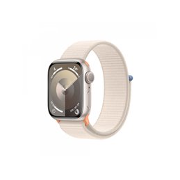 Apple Watch S9 Aluminium 41mm GPS Starlight Sport Loop Beige MR8V3QF/A von buy2say.com! Empfohlene Produkte | Elektronik-Online-