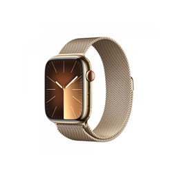 Apple Watch S9 Steel 45mm GPS + Cellular Gold Milanese Loop MRMU3QF/A от buy2say.com!  Препоръчани продукти | Онлайн магазин за 