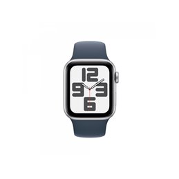 Apple Watch SE Alu. 40mm GPS+Cellular Silver Sport Band Blue S/M MRGJ3QF/A fra buy2say.com! Anbefalede produkter | Elektronik on