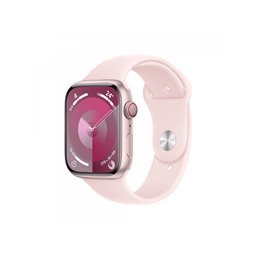 Apple Watch S9 Alu. 45mm GPS + Cellular Pink Sport Band M/L MRML3QF/A fra buy2say.com! Anbefalede produkter | Elektronik online 