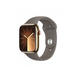 Apple Watch S9 Steel 45mm GPS+Cellular Gold Sport Band Clay S/M MRMR3QF/A от buy2say.com!  Препоръчани продукти | Онлайн магазин