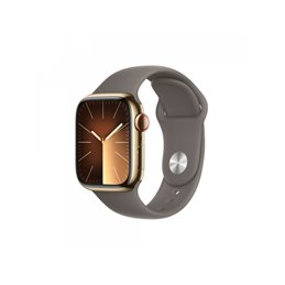 Apple Watch S9 Steel 41mm GPS + Cellular Gold Sport Band Clay S/M MRJ53QF/A от buy2say.com!  Препоръчани продукти | Онлайн магаз
