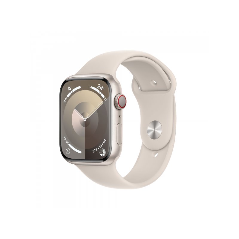 Apple Watch S9 Alu. 45mm GPS + Cellular Starlight Sportband M/L MRM93QF/A von buy2say.com! Empfohlene Produkte | Elektronik-Onli