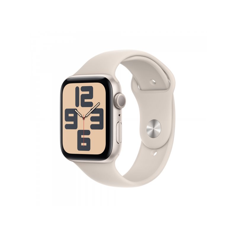 Apple Watch SE Alu. 44MM GPS Starlight Sport Band S/M MRE43QF/A från buy2say.com! Anbefalede produkter | Elektronik online butik