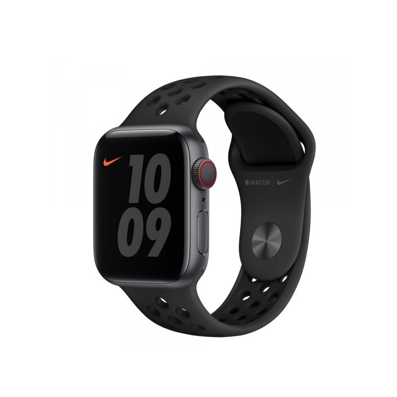 Apple Watch Nike Series 6 Space Grey Aluminium 4G Sport Band DE M07E3FD/A från buy2say.com! Anbefalede produkter | Elektronik on