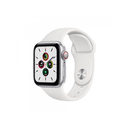 Apple Watch SE Silver Aluminium 40mm 4G White Sport Band DE MYEF2FD/A Watches | buy2say.com Apple