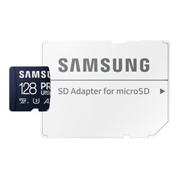 Samsung PRO Ultimate 128GB micro SDXC Card Incl. SD Adapter MB-MY128SA/WW fra buy2say.com! Anbefalede produkter | Elektronik onl