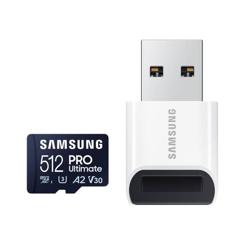 Samsung Pro Ultimate Micro SDXC Card with Card Reader 512GB MB-MY512SB/WW fra buy2say.com! Anbefalede produkter | Elektronik onl