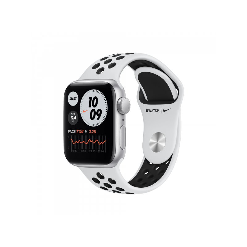 Apple Watch SE Nike Alu 40mm Silber Bracelet Antracite/Black iOS MYYD2FD/A fra buy2say.com! Anbefalede produkter | Elektronik on