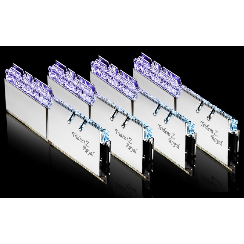 G.Skill Trident Z Royal DDR4 64GB (4x16GB) 3200MHz F4-3200C14Q-64GTRS från buy2say.com! Anbefalede produkter | Elektronik online
