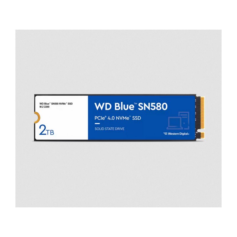 WD Blue SN580 SSD 2TB M.2 4150MB/s WDS200T3B0E от buy2say.com!  Препоръчани продукти | Онлайн магазин за електроника