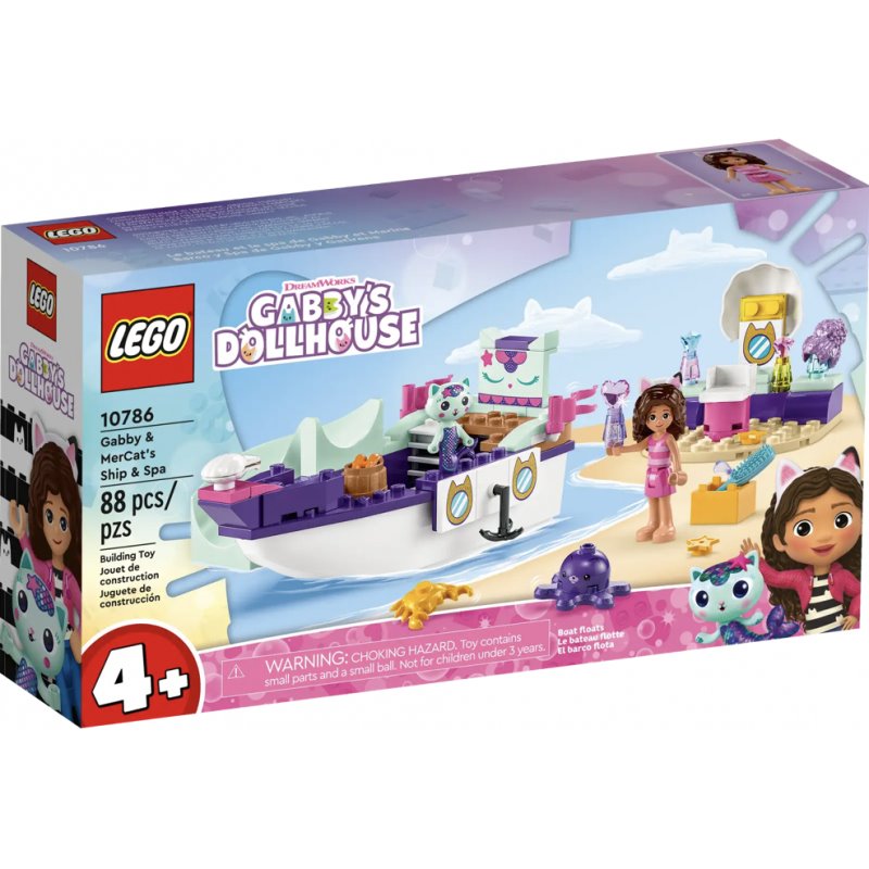 LEGO Gabbys Dollhouse - Gabby and MerCatss Ship and Spa (10786) from buy2say.com! Buy and say your opinion! Recommend the produc