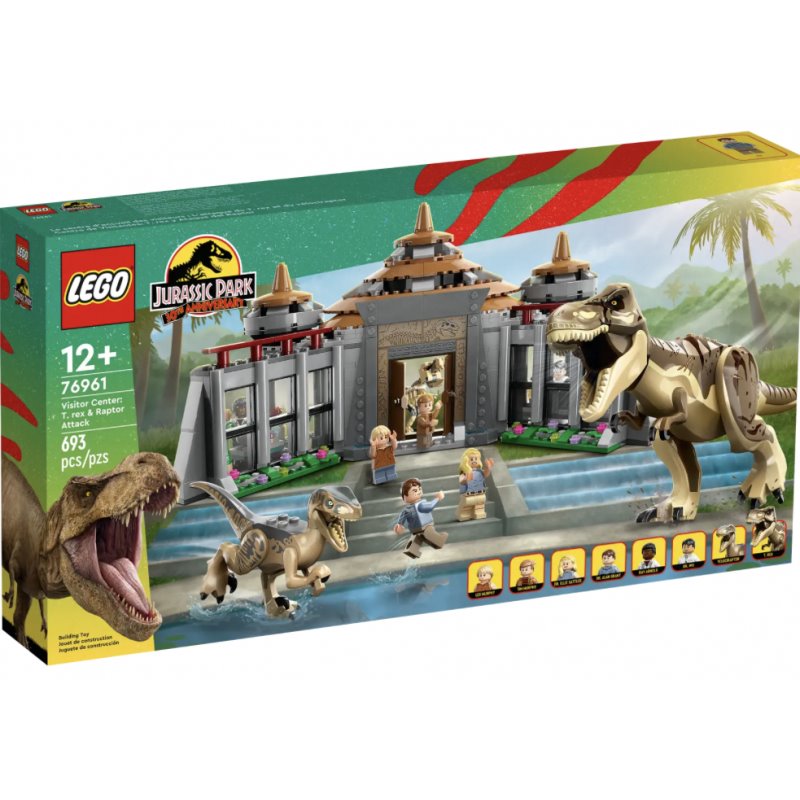 LEGO Jurassic World - Visitor Center T-rex and Raptor Attack (76961) from buy2say.com! Buy and say your opinion! Recommend the p