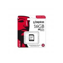 Kingston SD Card 16GB SDHC Industrial -40C to 85C C10 SDIT/16GB alkaen buy2say.com! Suositeltavat tuotteet | Elektroniikan verkk