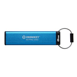 Kingston 8GB USB-C IronKey Keypad 200C IKKP200C/8GB fra buy2say.com! Anbefalede produkter | Elektronik online butik