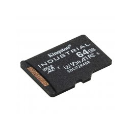 Kingston Industrial 64GB microSDXC  C10 A1 pSLC Single Card SDCIT2/64GBSP fra buy2say.com! Anbefalede produkter | Elektronik onl