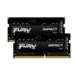 Kingston Fury Impact DDR4 32GB(2x16GB) 2666MT/s DDR4 SODIMM KF426S16IBK2/32 alkaen buy2say.com! Suositeltavat tuotteet | Elektro