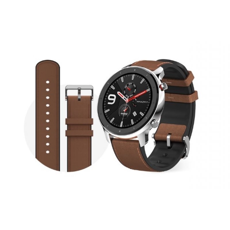 Xiaomi Amazfit GTR Smartwatch 47mm Stainless Steel EU A1902STAINLESS fra buy2say.com! Anbefalede produkter | Elektronik online b