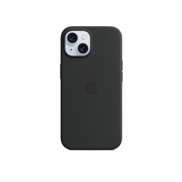 Apple iPhone 15 Silikon Case with MagSafe Black MT0J3ZM/A от buy2say.com!  Препоръчани продукти | Онлайн магазин за електроника