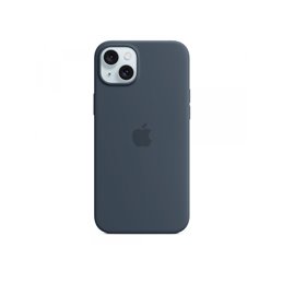 Apple iPhone 15 Plus Silicone Case with MagSafe Storm Blue MT123ZM/A от buy2say.com!  Препоръчани продукти | Онлайн магазин за е