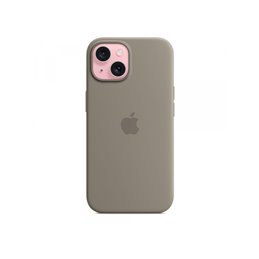 Apple iPhone 15 Silicone Case with MagSafe Clay MT0Q3ZM/A от buy2say.com!  Препоръчани продукти | Онлайн магазин за електроника