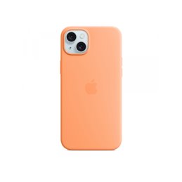 Apple iPhone 15 Plus Silicone Case with MagSafe Orange Sorbet MT173ZM/A от buy2say.com!  Препоръчани продукти | Онлайн магазин з