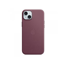 Apple iPhone 15 Plus FineWoven Case with MagSafe Mulberry MT4A3ZM/A от buy2say.com!  Препоръчани продукти | Онлайн магазин за ел