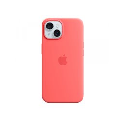 Apple iPhone 15 Silicone Case with MagSafe Guava MT0V3ZM/A von buy2say.com! Empfohlene Produkte | Elektronik-Online-Shop