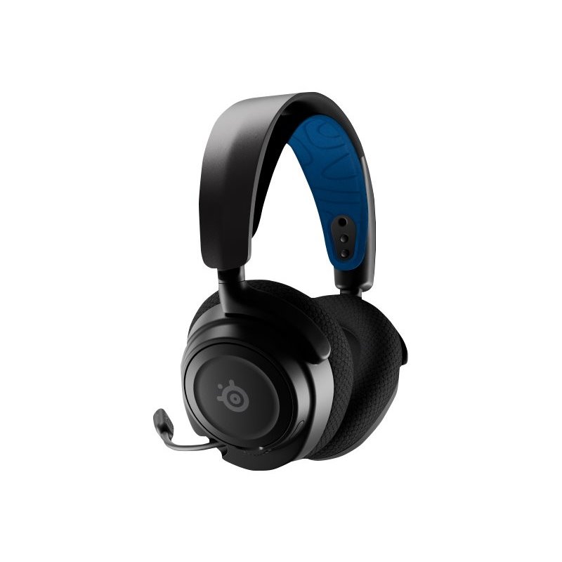 SteelSeries Arctis Nova 7P Gaming Headset Black/Blue 61559 от buy2say.com!  Препоръчани продукти | Онлайн магазин за електроника