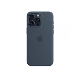 Apple iPhone 15 Pro Max Silicone Case with MagSafe Storm Blue MT1P3ZM/A от buy2say.com!  Препоръчани продукти | Онлайн магазин з