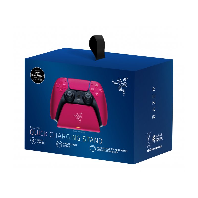 Razer Quick Charging Stand PS5 - red RC21-01900300-R3M1 от buy2say.com!  Препоръчани продукти | Онлайн магазин за електроника