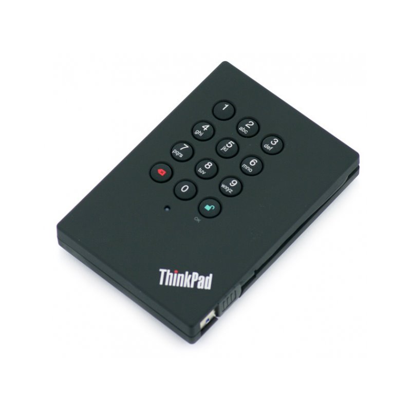 Lenovo ThinkPad HDD USB 3.0 500GB Secure 0A65619 fra buy2say.com! Anbefalede produkter | Elektronik online butik