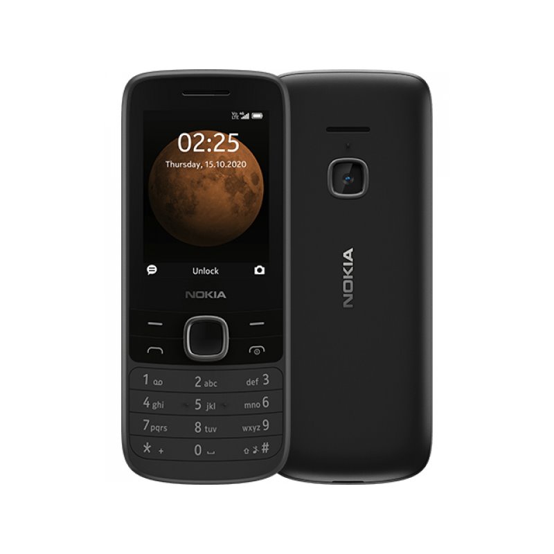 Nokia 225 4G Dual-SIM Black 16QENB01A03 från buy2say.com! Anbefalede produkter | Elektronik online butik
