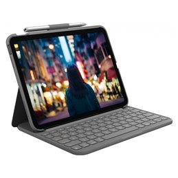 Logitech Slim Folio Keyboard Case for iPad Oxford Gray 920-011423 von buy2say.com! Empfohlene Produkte | Elektronik-Online-Shop