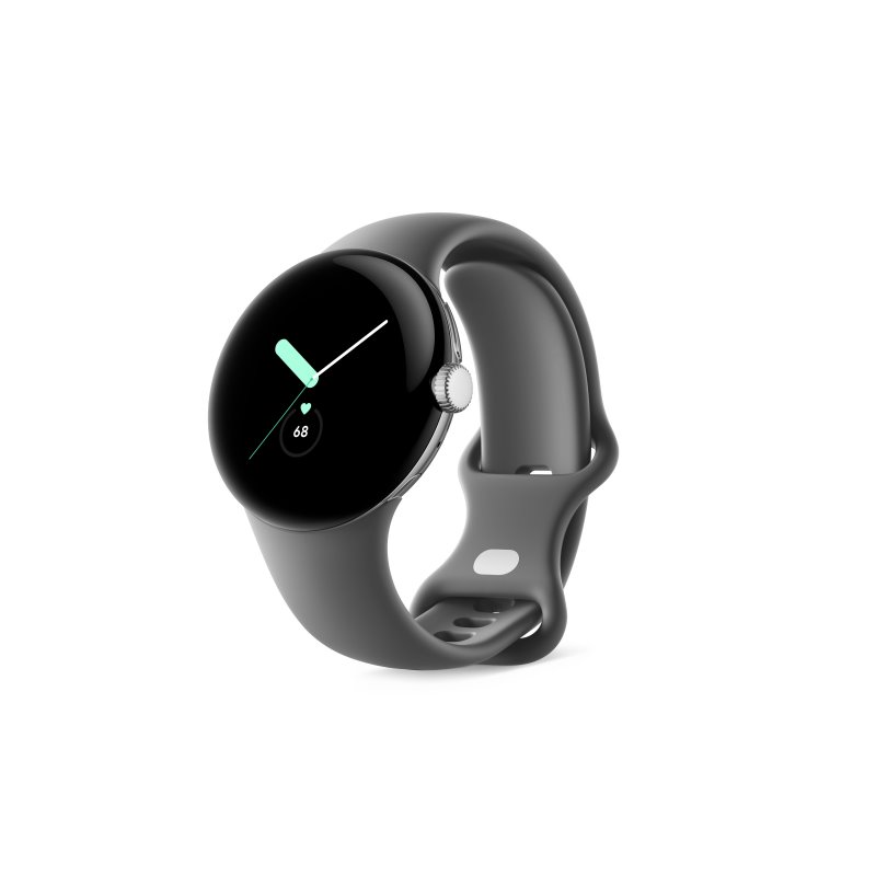 Google Pixel Watch 41mm Polished Silver Stainless Steel DE GA03305-DE från buy2say.com! Anbefalede produkter | Elektronik online