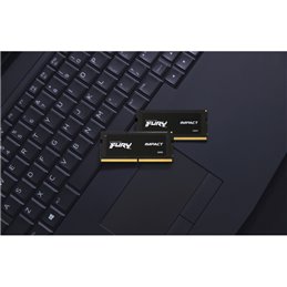 Kingston Fury Impact 32GB(2x16GB) DDR5 6000MT/s Black XMP KF560S38IBK2-32 от buy2say.com!  Препоръчани продукти | Онлайн магазин