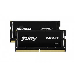 Kingston Fury Impact 32GB(2x16GB) DDR5 6400MT/s Black XMP KF564S38IBK2-32 от buy2say.com!  Препоръчани продукти | Онлайн магазин