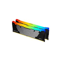 Kingston 32GB(2x16GB) DDR4 3600MT/s CL16 RGB Black XMP KF436C16RB12AK2/32 от buy2say.com!  Препоръчани продукти | Онлайн магазин