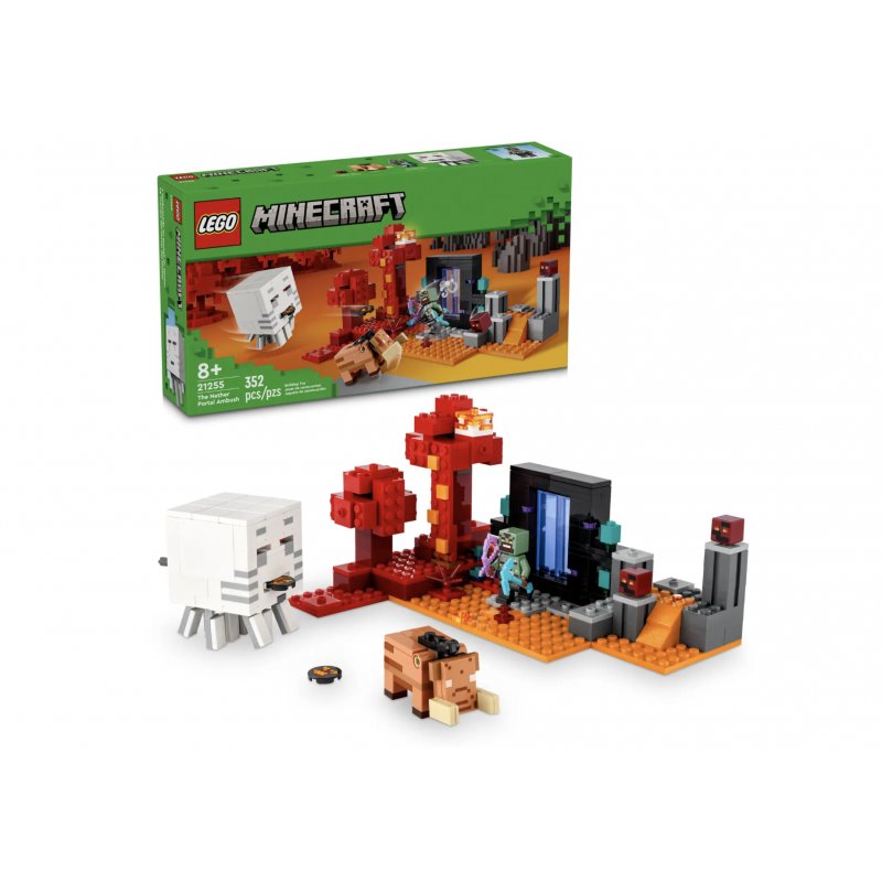 LEGO Minecraft - The Nether Portal Ambush (21255) alkaen buy2say.com! Suositeltavat tuotteet | Elektroniikan verkkokauppa