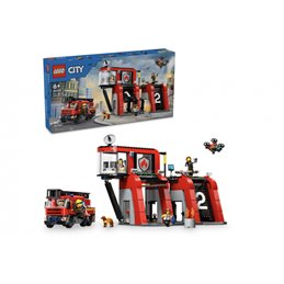 LEGO City - Fire Station with Fire Truck (60414) fra buy2say.com! Anbefalede produkter | Elektronik online butik
