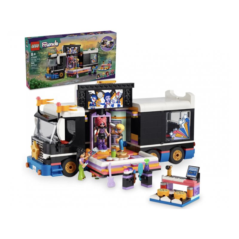 LEGO Friends - Pop Star Music Tour Bus (42619) от buy2say.com!  Препоръчани продукти | Онлайн магазин за електроника