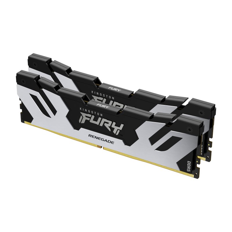 Kingston Fury 32GB(2x16GB) DDR5 8000MT/s Silver/Black XMP KF580C38RSK2-32 fra buy2say.com! Anbefalede produkter | Elektronik onl