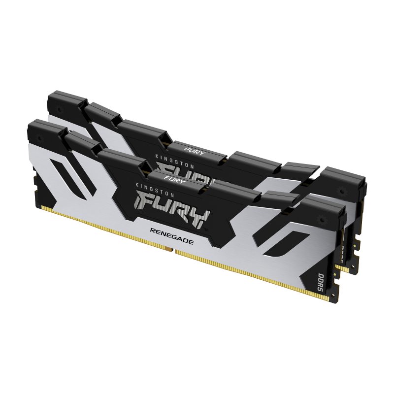 Kingston Fury 32GB(2x16GB) DDR5 8000MT/s Silver/Black XMP KF580C38RSK2-32 от buy2say.com! Препоръчани продукти | Онлайн магазин Kingston Fury 32GB(2x16GB) DDR5 8000MT/s Silver/Black XMP KF580C38RSK2-32 от buy2say.com! Препоръчани продукти | Онлайн магазин